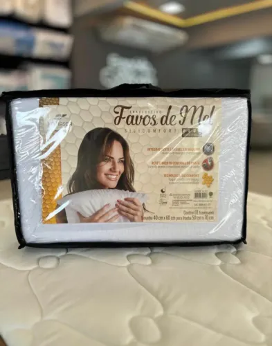 TRAVESSEIRO FAVOS DE MEL PLUS SUPORTE FIBRASCA