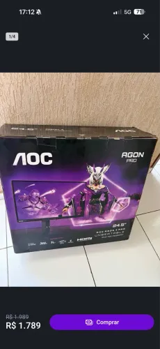 Monitor AOC 360hz Agon A254FG