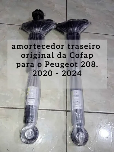 Amortecedor traseiro original da Cofap para o Peugeot 208.