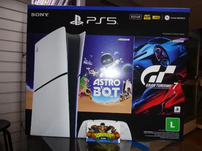Ps5 Slim Digital com 2 Jogos Novo