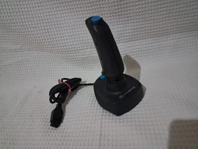 controle dynavision 1 botão azul raro