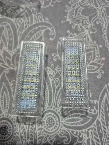 Luz de Led bmw interno e placa completo