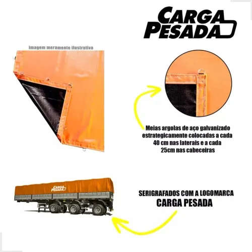 Lona de caminhão 4x6 Vini lona semi nova usada 1 vez 