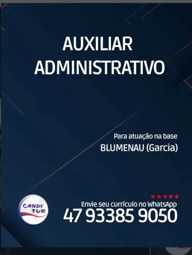 VAGA PARA AUXILIAR ADMINISTRATIVO