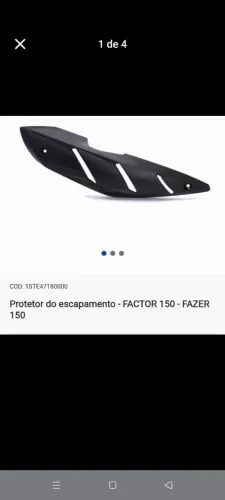 Peças originais da yamara