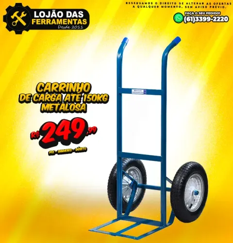 Carrinho De Carga Até 150kg Metalosa