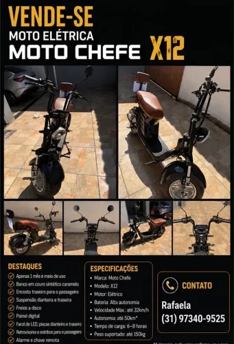 Moto elétrica x12