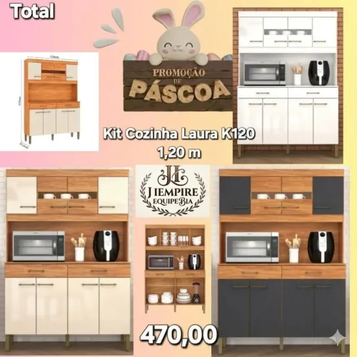 KIT COZINHA LAURA K120 1,20 M