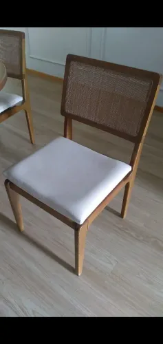 Troca almofada tecido 
