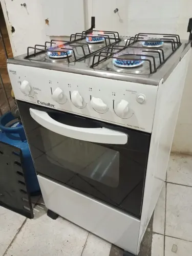 Fogão Esmaltec Funcionando Tudo.Bocas Novíssimas