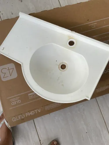 Pia para banheiro 80cm