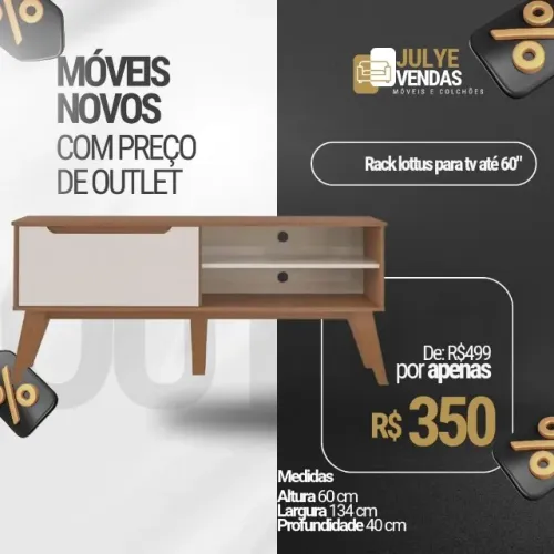 Rack TV até 60' (Pague na entrega)