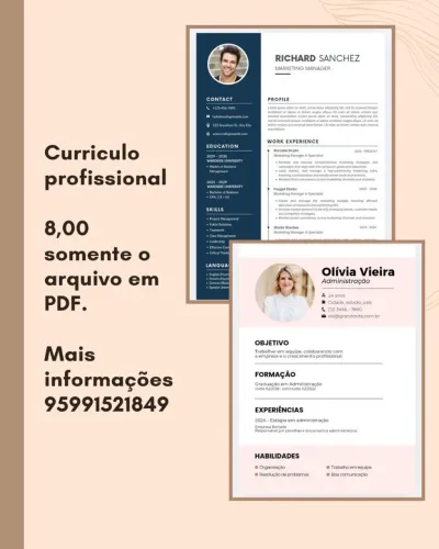 Faça seu currículo! 