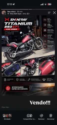 Shineray Titanium 250 EFI 2025