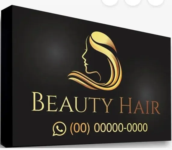 Vendo placa para salão de beleza
