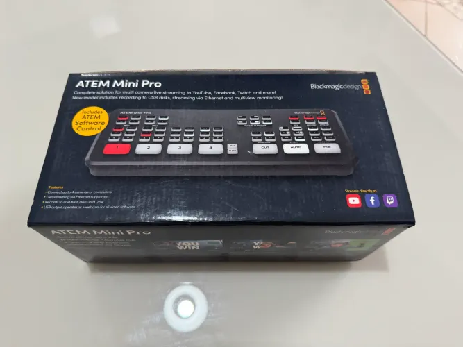 ATEM Mini Pro Blackmagic - Leia o anúncio!
