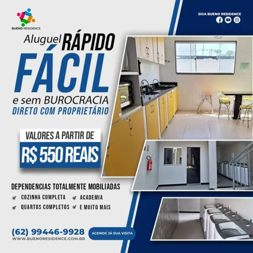 Imóvel para aluguel possui 28 metros quadrados com 1 quarto em Setor Sol Nascente - Goiâni