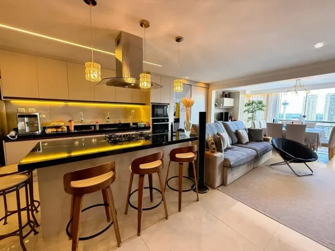 Ed. Infinity Residence: Luxuoso Apartamento no Marco 125m² 3 Suítes 2 Vg (Financia)