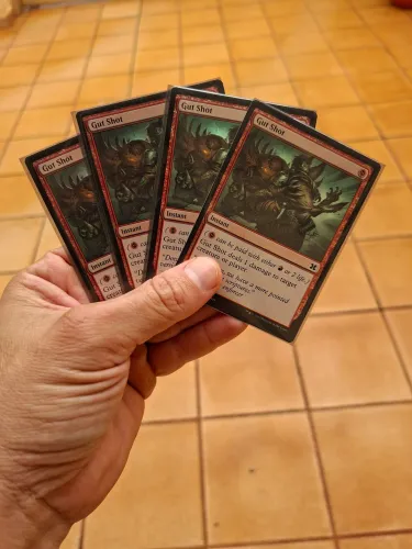 Set de Gut Shot/Golpe Visceral Foil NM - Magic the Gathering