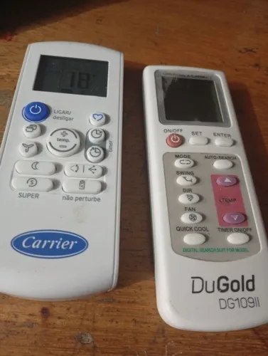 Vendo controles de ar condicionado de todas as marcas