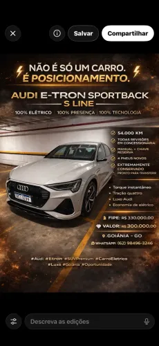 Audi E-Tron Sportb. Perf.black Aut.(elétrico) 2021
