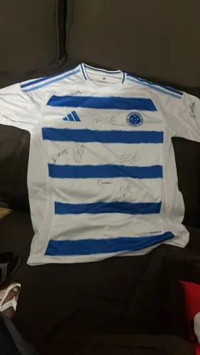 Camisa do Cruzeiro Autografada
