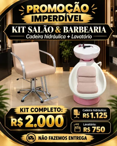 VENDO CADEIRA HIDRÁULICA & LAVATORIO