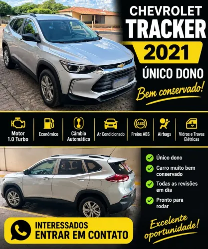 Chevrolet Tracker 1.0 Turbo 12V Flex Aut. (pcd) 2021
