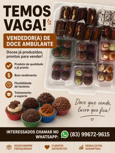 Brownie, Palha Italiana e Brigadeiro