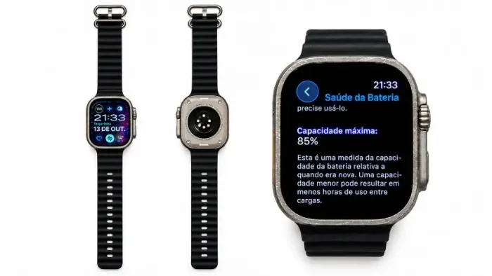Apple Watch Ultra 1ª geração 49mm Titânio GPS + Cellular