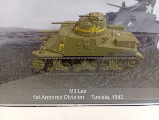 Miniatura blindado M3 Lee Tunísia 1942