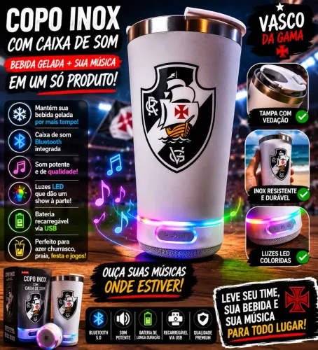 Copo térmica com Som