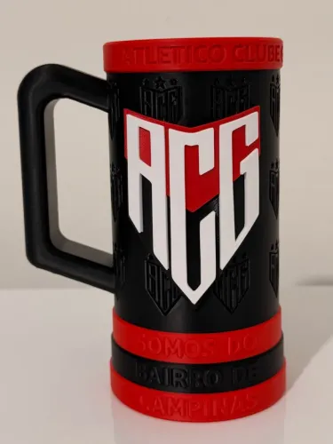 caneca atlético porta long neck