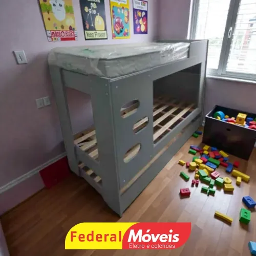 Treliche Solteiro 100% MDF (sem colchão) - Preço Imbatível 