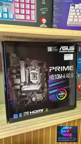 Placa mãe ASUS Prime H510M-A LGA 1200 nova, lacrada, com garantia!