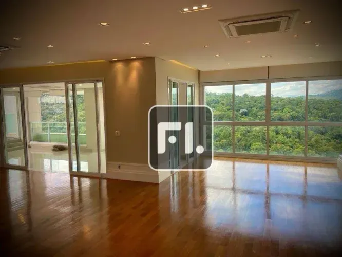Apartamento com 4 dormitórios para alugar, 322 m² por R$ 25.326,99/mês - Alphaville - Sant