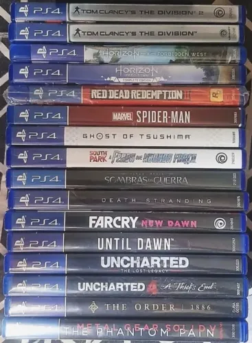 Lote de Jogos para Playstation 3, 4, 5, Xbox One e Xbox Séries