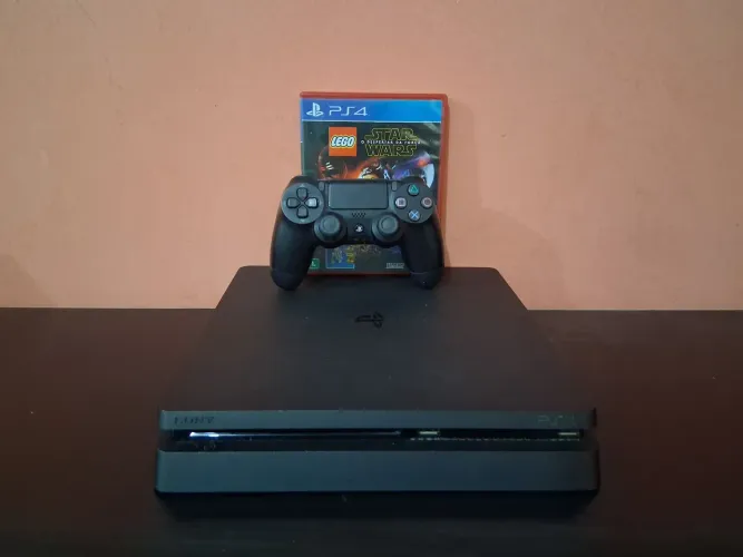 Ps4 Slim 1TB Com Controle+Jogo