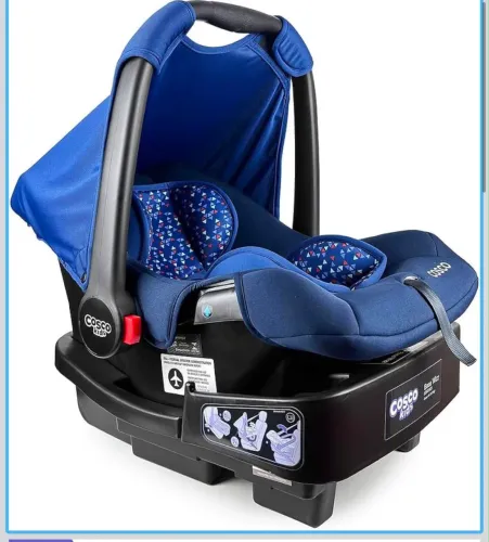 Bebê Conforto Cosco Kids, Wizz com base, Azul. LACRADO SEM USO