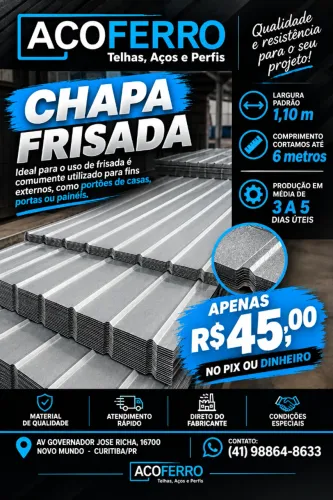 CHAPA FRISADA