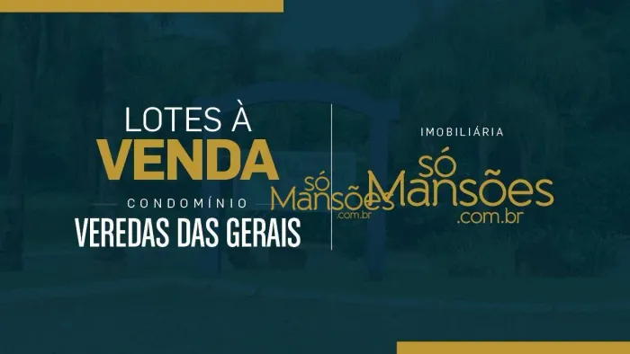 Lote de 1000m² para venda no condomínio Veredas das Gerais.