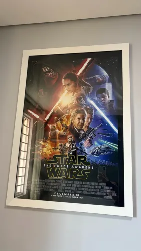 Quadro Decorativo Star Wars - O Despertar da Força | Emoldurado