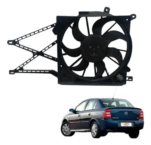 Ventoinha Eletroventilador Radiador Gm Astra 2001 Detalhe