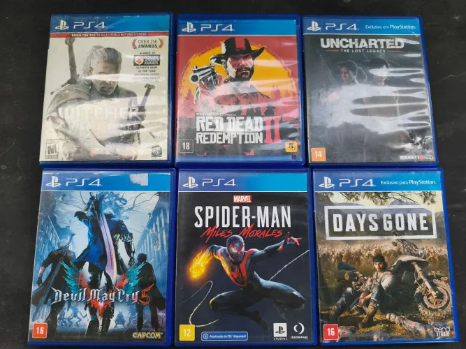 LOTE JOGOS - PS4 (USADOS)