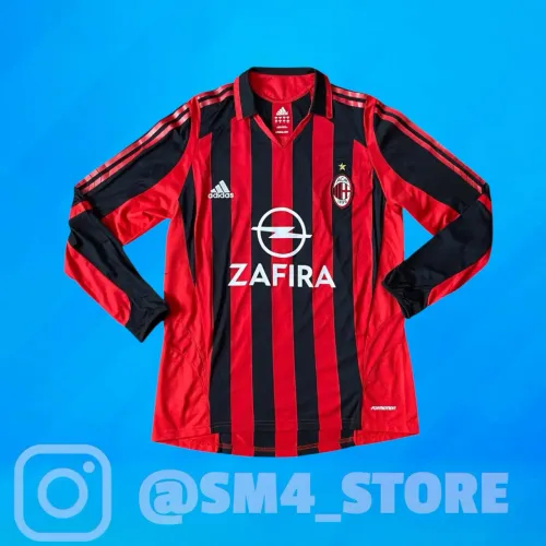 Camisa Manga Longa Jogador Cafu - Formotion AC Milan 2005 Home
