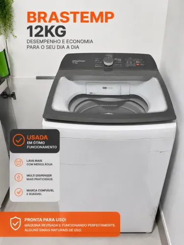 Máquina de Lavar Brastemp 12kg - Ótimo Estado