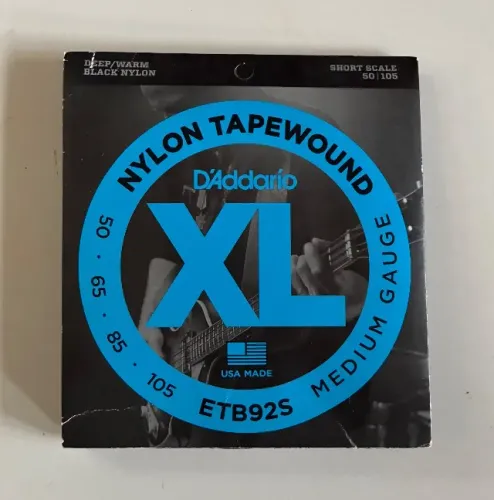 Encordoamento D'Addario XL ETB92S nylon tapewound Escala curta