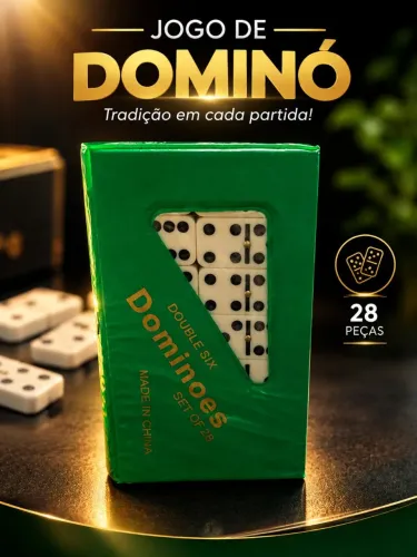 Dominó de Osso Grosso Novo Lacrado Promoção
