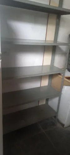 Estante em aço com 6 bandejas chapa 24 ...1.98x0.92x0.32... zap 11- *