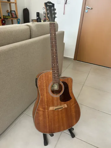 Violão Eletroacústico Shelby SGD 195C Mogno Dreadnought 6 Cordas Acústico
